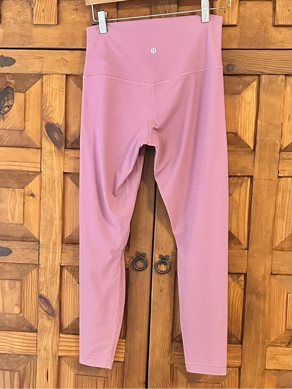 Lululemon Align Ribbed Leggings in Dusty Rose